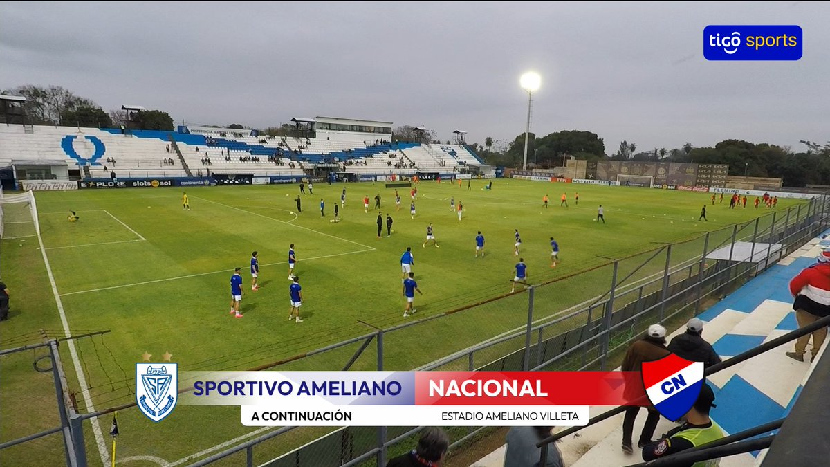 TigoSportsPY's tweet photo. ¡EN MINUTOS!

Sportivo Ameliano vs. Nacional

🎙️Relata: @NachoCabo16
🎙️Comenta: @cmiranda94
🎧Campo de juego: @Claublanco_98 

📺Tigo Sports

▶️Viví el #ClausuraAPF2026 en https://t.co/pGNhXoLRh7 https://t.co/083L2hpUwB