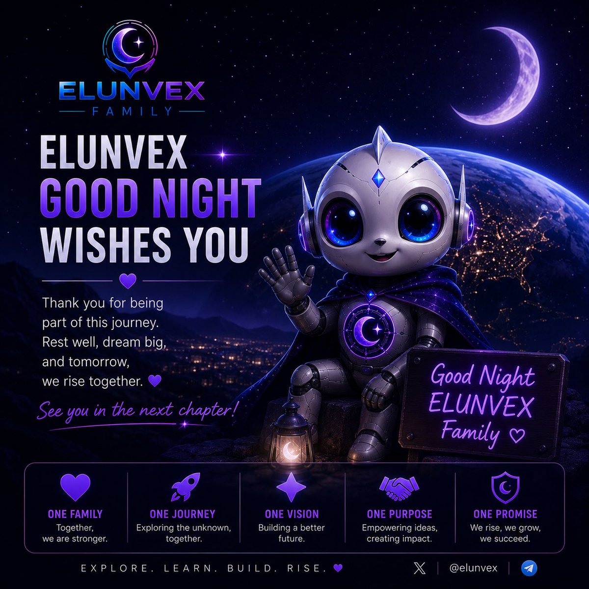 ELUNVEX's tweet photo. #ELUNVEX
#ELUNVEXFamily
#GoodNight
#NextEpisode
#TheJourneyContinues
#TogetherWeRise https://t.co/DFjSsMq2Ht