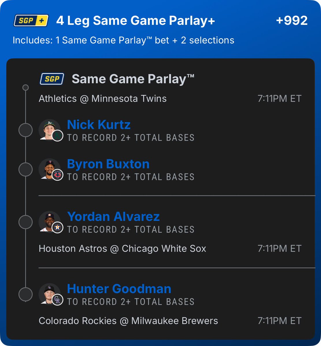 LottoLocksVIP's tweet photo. EVENING 2+ TOTAL BASES ☄️⚾️ #MLB

This one cashing tonight 💰

@Playbook (link to tail in comments 🔗) https://t.co/oqHnBcA5Z1