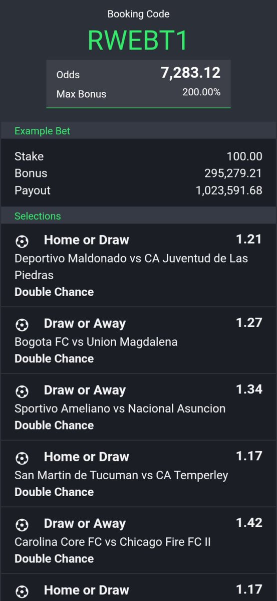 boomonmymind's tweet photo. Double Chance

7283

Code:- RWEBT1

@OdogwuMickey drop that winning edit 🤝 https://t.co/vXKRhQxpyA