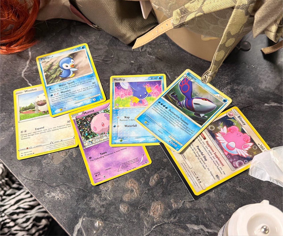 upuntil_dawn's tweet photo. Insane TCG haul from Huntington last night 🥰😝 so many of my favs that I got my first card of!! Formal request for Fuecoco cards pls!! 🫦 https://t.co/nxVIUaU358