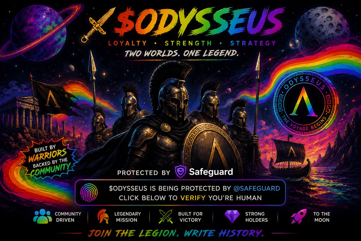 thekingcyvt's tweet photo. ⚔️ THE CALL TO THE FIRST SPARTANS

Spartans!!!

If you're reading this, you've arrived before the voyage has even begun.
Only a handful of people will witness the birth of $ODYSSEUS from the very beginning. Those who stand with us now won't just be holders—they'll become the first members of a community built on Loyalty, Strength, and Strategy.
Our mission extends far beyond launching a meme coin. We're building a brand inspired by one of history's greatest legends, and this is only Chapter I.

 The Vanguard:
A private community will be created for our earliest supporters.
Members of this group will receive launch information before the public announcement, giving them the opportunity to prepare ahead of the broader community.
This group will also receive exclusive updates, behind-the-scenes development, artwork, community events, and future announcements before anyone else ( please note‼️ that the private group will give you access to the coin 1 or 2 minutes earlier than our elites, which means you will secure a better position before the big money comes in, later on the coin will be heavily supported by a marketing agency and other things, I won't speak more because it's classified)

🌊Our Vision:
This project is designed to grow into something much larger than a token.
Our long-term ambition includes expanding the ODYSSEUS universe into original entertainment and interactive experiences. Ideas we're exploring include:
🎬 An animated series inspired by the legend of King Odysseus.
🎮 An open-world adventure game with online multiplayer elements.
🪙 Exploring ways the $ODYSSEUS ecosystem could become part of that world. ( in other way: An animated series about The King ODYSSEUS coming out in May 2027, a video game which will be even more heavily supported, coming out in July 2027, an story mode open world game 🎮 and a battle royal mode, the difference is the game will be supported with $ODYSSEUS coin inside of it, given the ability to buy and sell and trade items with other players)

These are long-term goals, and we'll share progress as development evolves.

Earn Your Place:

The first 25 Spartans who help grow our community through meaningful contributions will receive complimentary access to the Vanguard.
After those places are filled, access will become limited and may require an application or other criteria determined by the team.
The voyage hasn't begun.
But history always remembers those who boarded the first ship.

⚔️ Loyalty • 🛡️ Strength • 🌊 Strategy