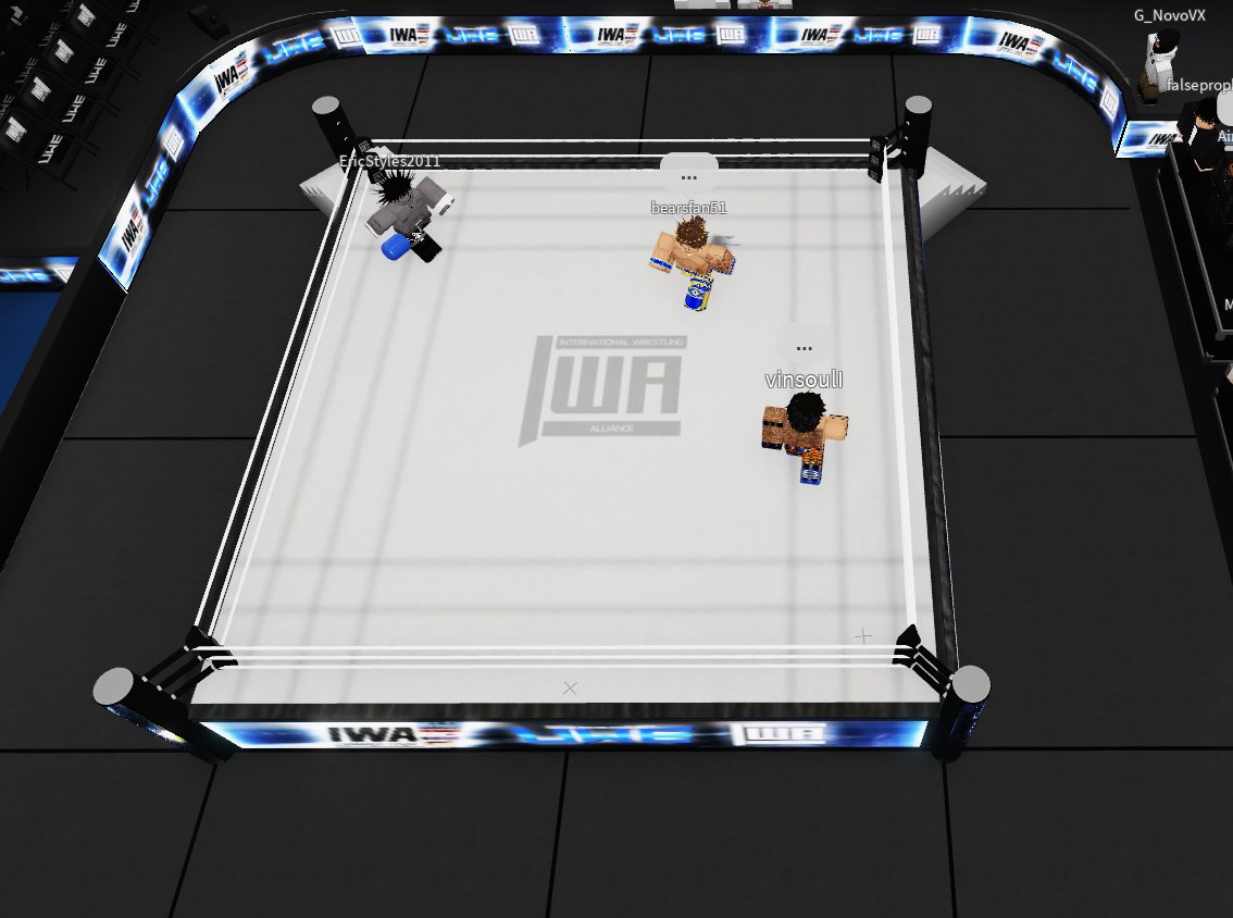 IWA_RBLX's tweet photo. #IWASummerTour: UWE NIGHT!

INVITED Federation #VRW's LEGENDS Championship is ON THE LINE in a HUGE Triple Threat matchup between #E13, #VonOkami, & #CubertDiaz!

In the END with a DOMINANT performance, Cubert Diaz is VICTORIOUS & the NEW VRW Legends CHAMPION!

TUNE IN LIVE: https://t.co/6Llh1xbsEM