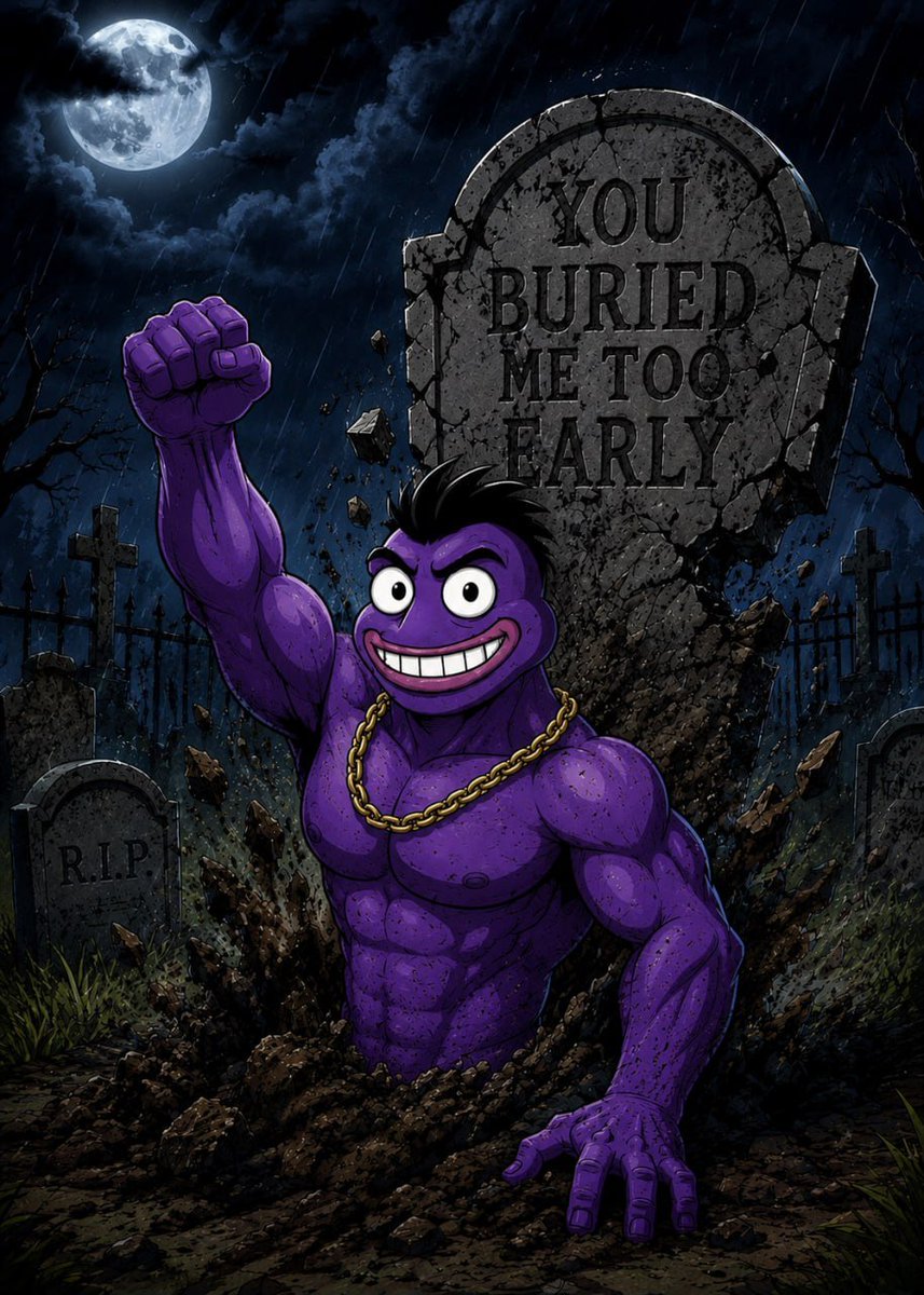 PUGGCommunity's tweet photo. #PUGG: The Unkillable Token 🦾 

We’ve risen. No tomb is strong enough to hold us. Are you with the movement? 💜 

💎 HODL $PUGG or cope. https://t.co/x9ZuuypqwE