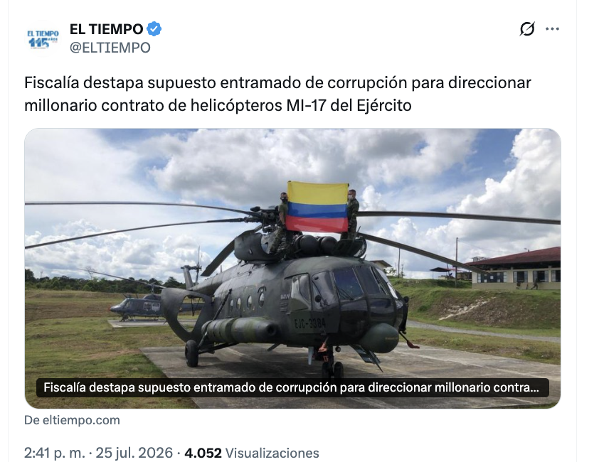 dmarcordoba's tweet photo. En este país no falta plata, lo que sobran son los ladrones. 

Esto no pasó en el mundo paralelo, pasó en el gobierno de Petro y su Pacto. https://t.co/PXKAYFg4XM