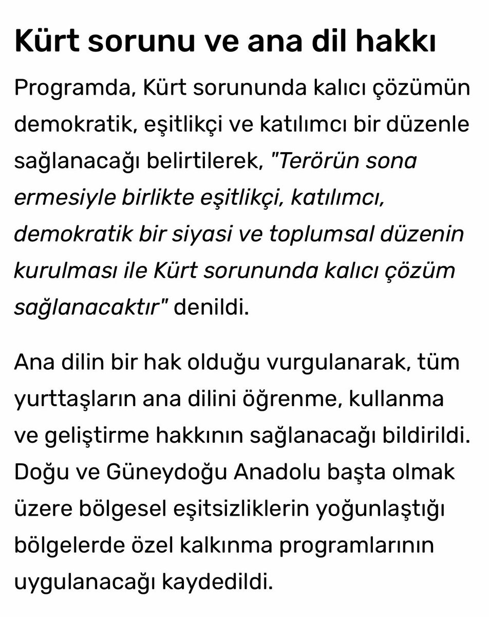 s__kurtoglu's tweet photo. Yeni Parti Tüzüğünde toplam 41 sayfada 
Nedense TÜRK diye BİR kere 
geçiyor Kürt sözü 41 kez .

Konu bu kadar net … https://t.co/b699D6Ju2C