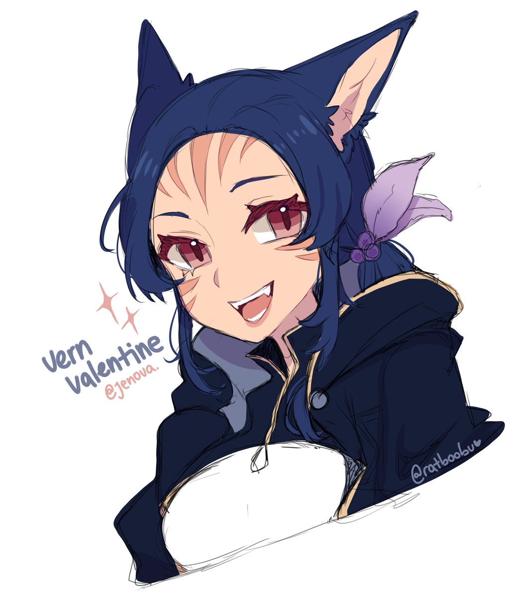 ratboobu's tweet photo. warmup doodle with new tabletge lmao 
#ffxiv https://t.co/VhgYlWSU34