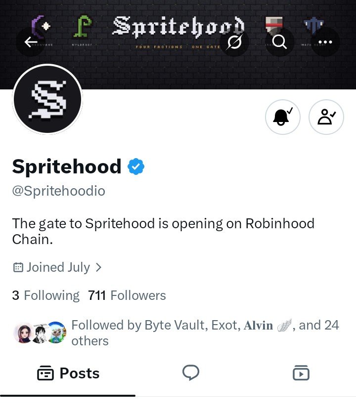 arakraftt's tweet photo. 📌 NFT ALPHA

I found this project on July 15 when it had just 711 followers. I drafted a thread but somehow left it sitting in my drafts while trying to gather more information 😞

Fast forward to today, they are already sitting at 8k + followers.

When I first found them, they had zero posts. Right now, they have only one post, which means you are still early.

@Spritehoodio is a customizable Pixel RPG Hero project launching on Robinhood Chain.

The founder is @ColeThereum , one of the former co-founders of @pudgypenguins and an OG who has been around since the early NFT days.

If you were active in 2021, then you already know Pudgy Penguins was an absolute cook.

Supply:TBA
Chain: Robinhood 
Mint price: $0 -$100
Mint Date: TBA

 Spritehood will feature:
👉 4 Factions
👉 Custom Hero Names
👉 Customizable Traits
👉 First-Come, First-Serve mint mechanics

Mint pricing is expected to range from FREE to $100 depending on trait rarity (not finalized yet), but I actually like the model they are experimenting with (check the attached image for the current proposed mint structure)

Will you fade or chase, Anon?

You are still very early.

Go give them a follow, turn notifications on, and keep a close eye on both @Spritehoodio and @ColeThereum post.

GL