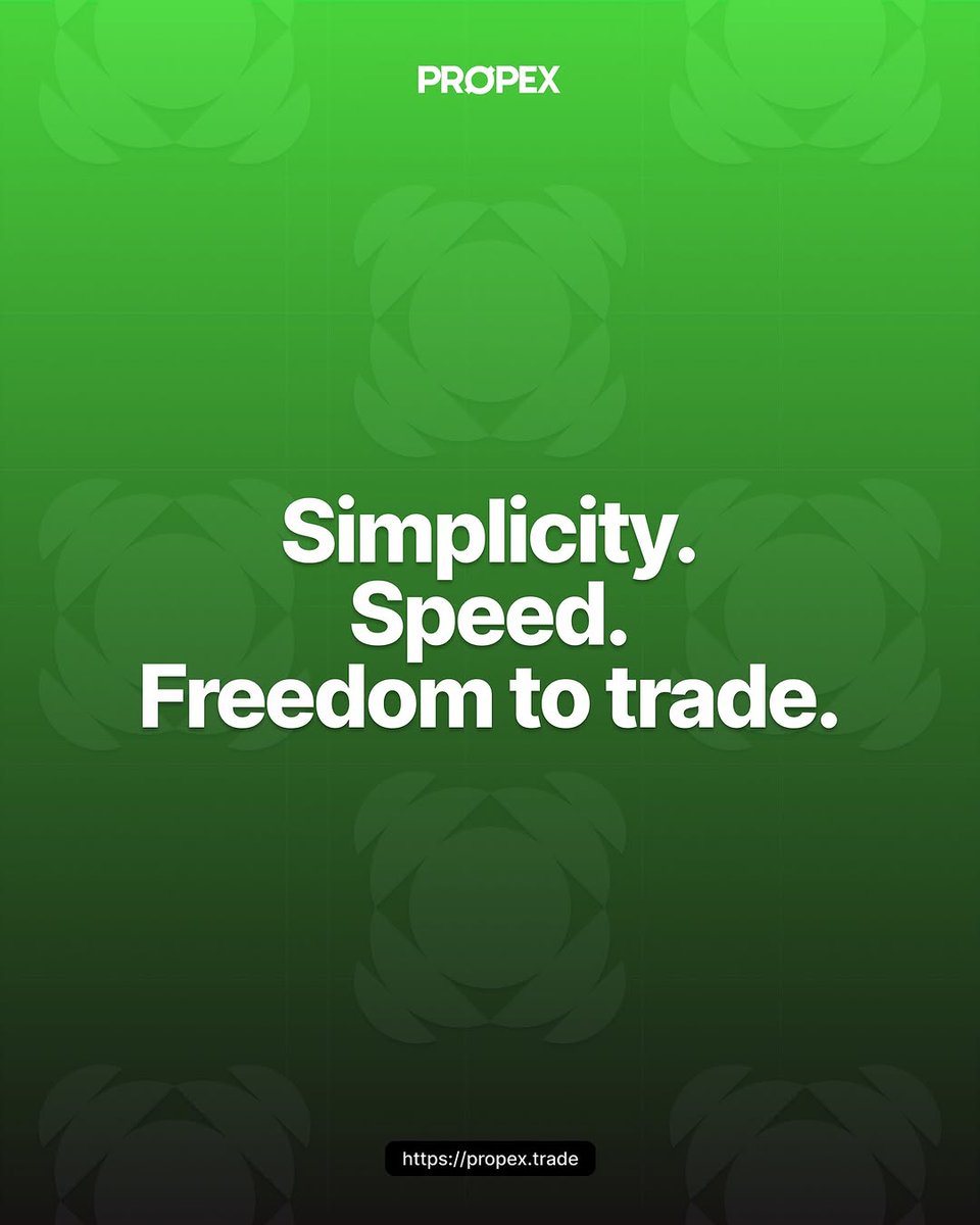 Propextrade's tweet photo. Simplicity. Speed. Freedom to trade.

That’s the PROPEX way.
https://t.co/6ykS6cn3f6 https://t.co/MJt0VbZkut
