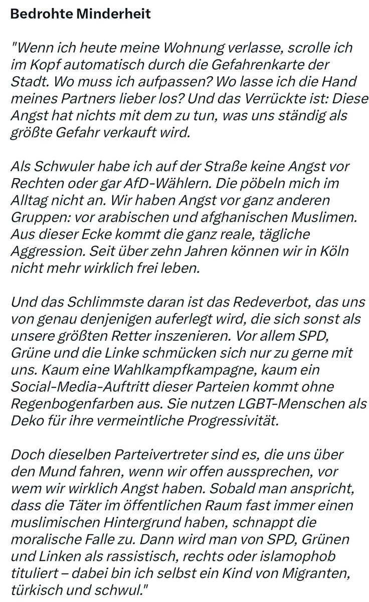 Eimsbuetteler's tweet photo. Auch wenn es derzeit darum geht, dass die Verletzten beim #CSD in Berlin versorgt werden bleibt es wichtig zu erfahren, wer hier unsere freie Gesellschaft angegriffen hat. So mancher Schwule hat da bereits seine Erfahrungen machen müssen.

#BerlinAttack @AliCologne @AfD https://t.co/e0Mp4gfksH