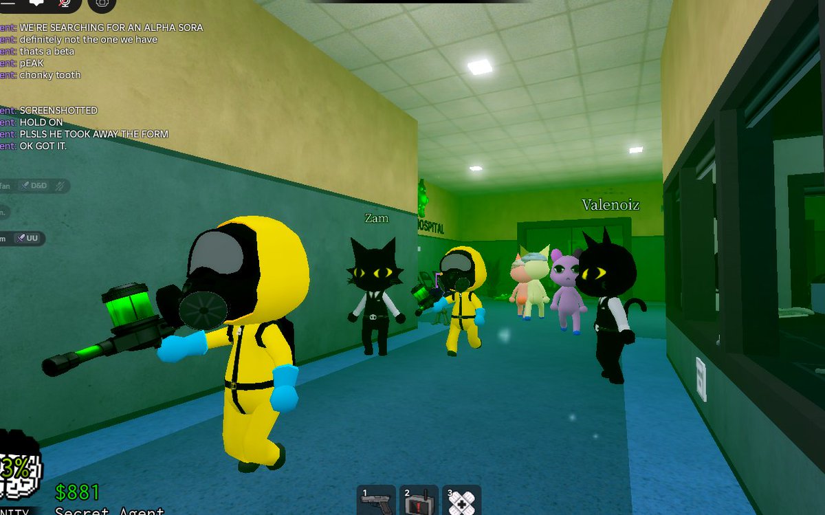 aha_newsupdates's tweet photo. 🦠| People in hazmat suits have arrived at the hospital !

- Near shift 10, the hospital will become flooded with slime everywhere, a thick green fog appearing along with it. They roam the hospital to clean it as best as possible.
- Later on, Slimebert arrives at the check-in. + https://t.co/zKn445CSXV