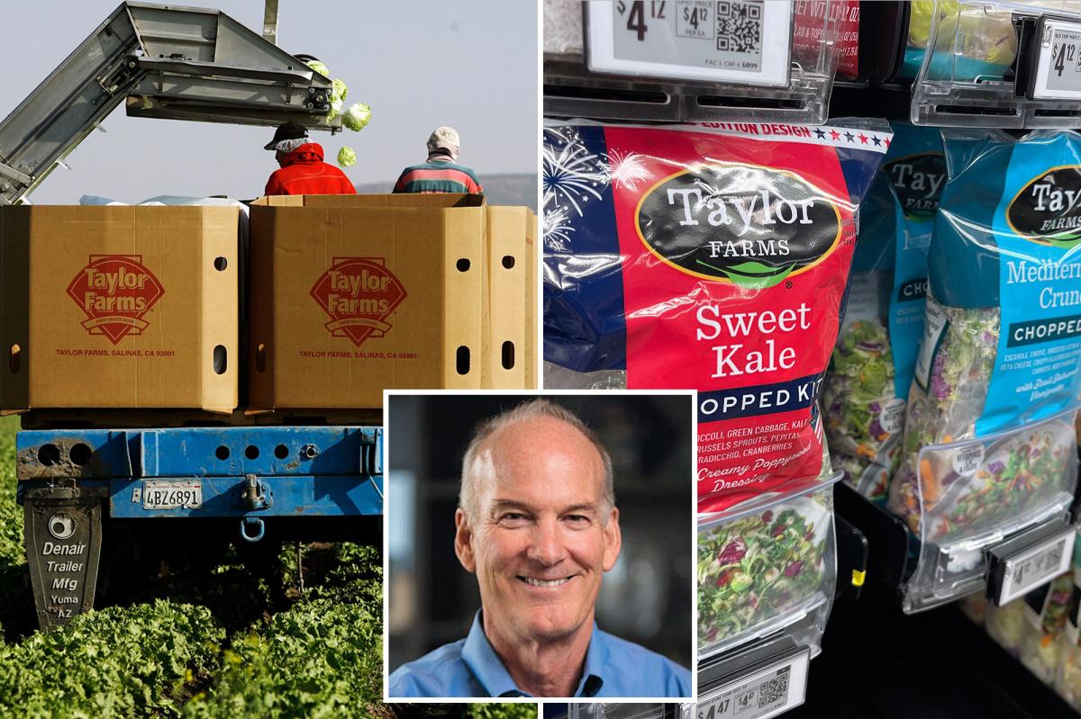 nypost's tweet photo. Taylor Farms CEO breaks silence over explosive diarrhea outbreak as class-action lawsuit filed https://t.co/OfBJchpopg https://t.co/Co9FKinHYw