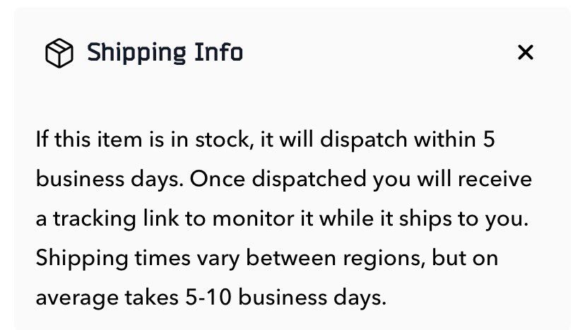 PhantomIsOdd's tweet photo. @TheTrevster15 The Caine puppet for example, did not say that it was on preorder when it went back in stock in June, so customers including me believed it would ship in 5 days. It didn’t say maybe, it said it will and it didn’t. It’s been a month https://t.co/z3R5TOxJKn