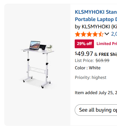 LaurenTX_Teach's tweet photo. Hey #Teachersof𝕏 do any of you use a standing desk? The one I just added to my list has a $20 off deal going on for it right now! Any amazing #clearthelist friends wanna help a girl out with getting ready for #Back2School? https://t.co/t92U7vEsAZ https://t.co/KvVPwtbm1b