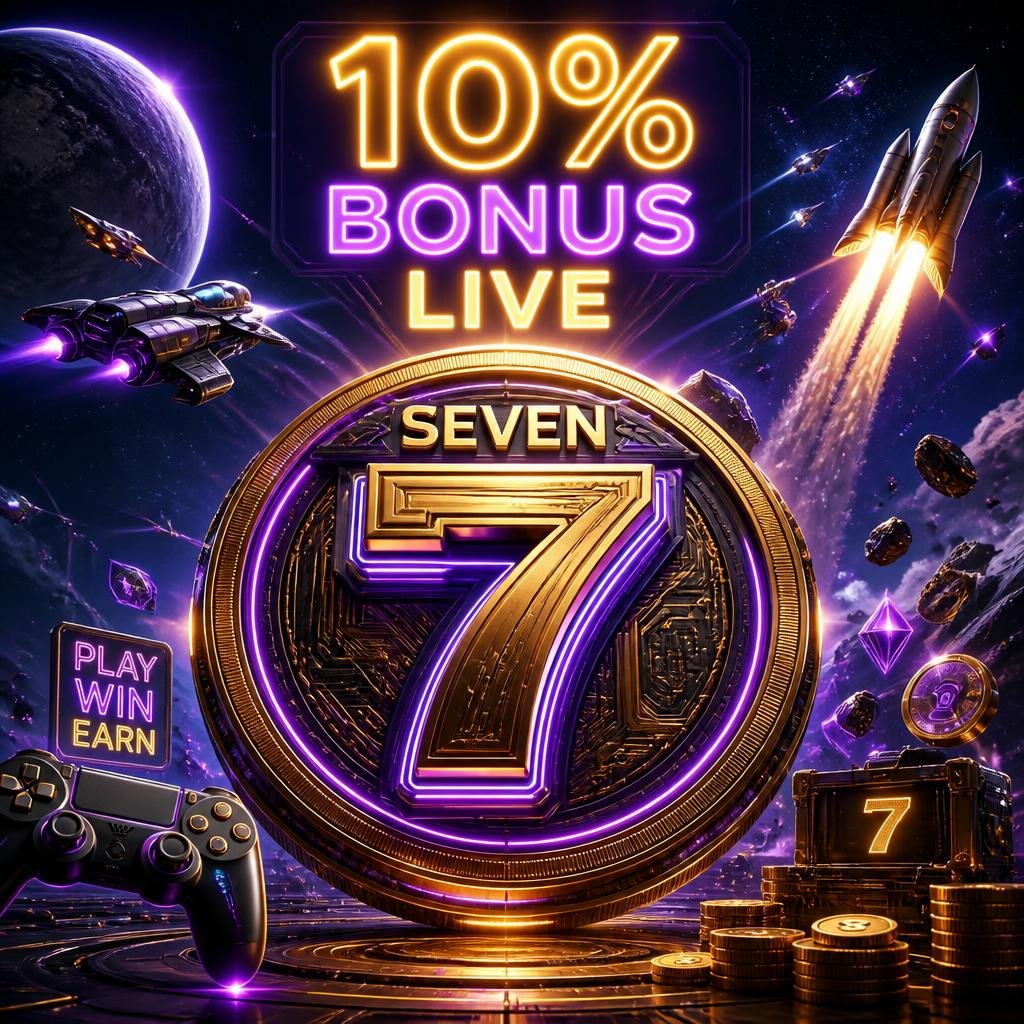 SEVN_Network's tweet photo. @solana @BNBCHAIN @LiveSmart
​🚀 10% BONUS IS NOW LIVE! 🚀
We’ve officially enabled the 10% Reward Percent automatically on GemPad!
​🎁 How to claim your bonus?
Simply buy $SEVEN during the remaining 12 days of the presale. The 10% extra bonus tokens will be automatically added to your wallet via the Smart Contract! No extra steps needed!
​🛡️ 100% Transparency & Safety:
• 60% Liquidity Locked
• Fully Verified On-Chain (Solana)
​🔗 Buy Presale Here:
https://t.co/DQsRQYNkhE
​#SEVEN $SEVEN #SOL #Solana #Crypto #Presale #GemPad #Airdrop #SolanaGems #Bonus