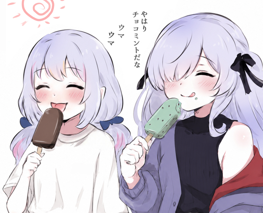 raifuaru's tweet photo. 暑中見舞いアンアンノア #まのさば #まのさば二次創作 https://t.co/eFN4f1d5mA