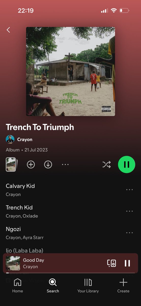 CrayonTroops's tweet photo. Three years ago, the goat dropped his first album “Trench to Triumph.” 

What’s your favorite track? https://t.co/lzOJtjTNUm