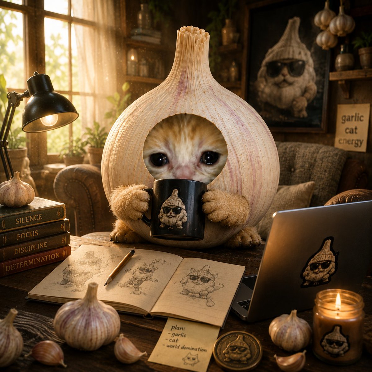 GARLIC_CAT_OG tweet media