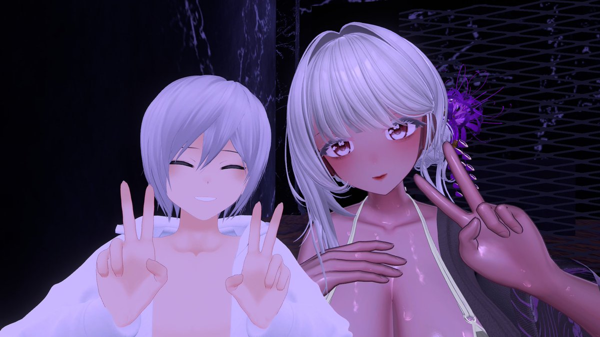 ZIKroid's tweet photo. デルソアフター写真の続き
ペア接客はまだ受けたことないので本営業で接客してほしいーよーー
#VRCDST #でるそきたぞ https://t.co/06CSKHgdKV