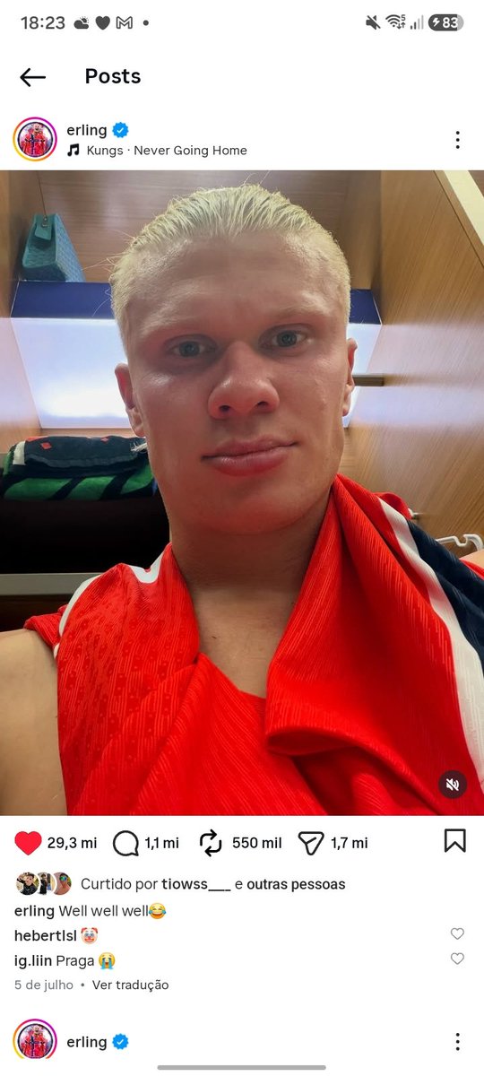Erling Haaland brasil tweet media