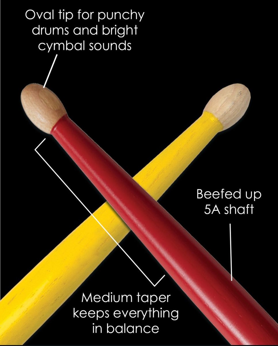 odetodrumshow's tweet photo. what do you mean josh’s drumsticks have a beefed up shaft https://t.co/Z8UjYOYwJ4