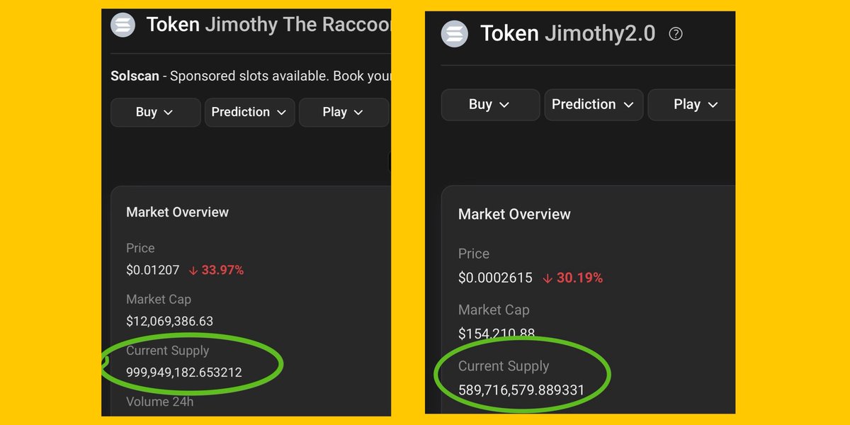Pablo_cro's tweet photo. I honestly wish the first $jimothy would buy back and burn supply like the $Jimothy2.0 does  so it can properly pump.  #jimothy 

Trusting degens to be top holders is not as safe as burning the tokens.

@blknoiz06 also speaks about how important it is to have supply control.

V1 -https://t.co/0mMyZON9Qn
V2- https://t.co/ktJwBpgGSP