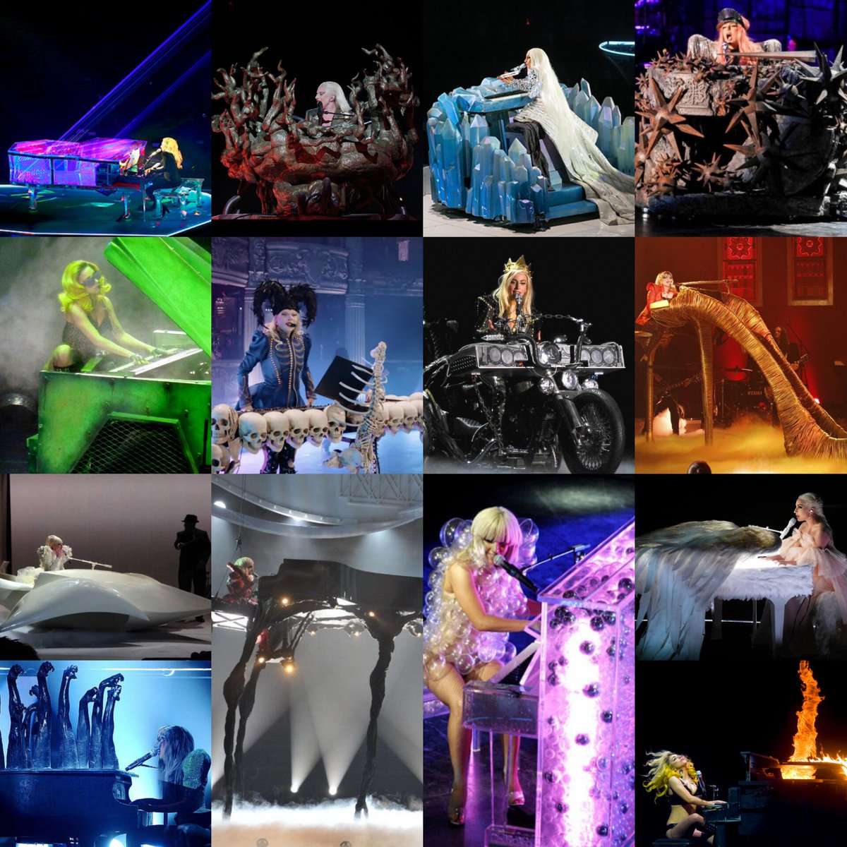 sonxgaga's tweet photo. Lady Gaga doesn't just play pianos, she builds them as an extension of her soul.

She always knows how to turn them into an artistic statement that steals the show. https://t.co/hPjf8wynkW