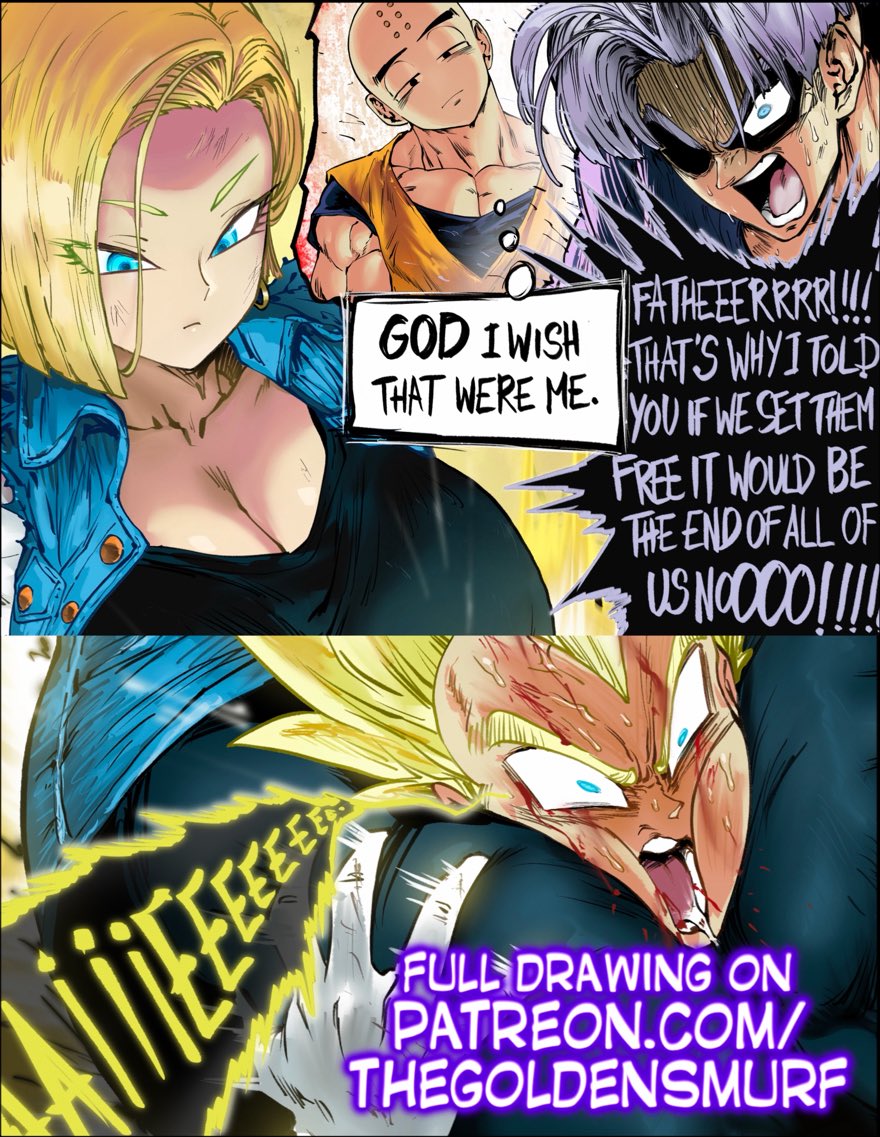 TheGoldenSmurf's tweet photo. Android 18 vs Vegeta (Dragon Ball Z)

Who would win: the ALMIGHTY prince of ALL Saiyans that unlocked the LEGENDARY Super Saiyan form and surpassed the EMPEROR of the UNIVERSE, or a random android woman? https://t.co/sgsm55sX8f