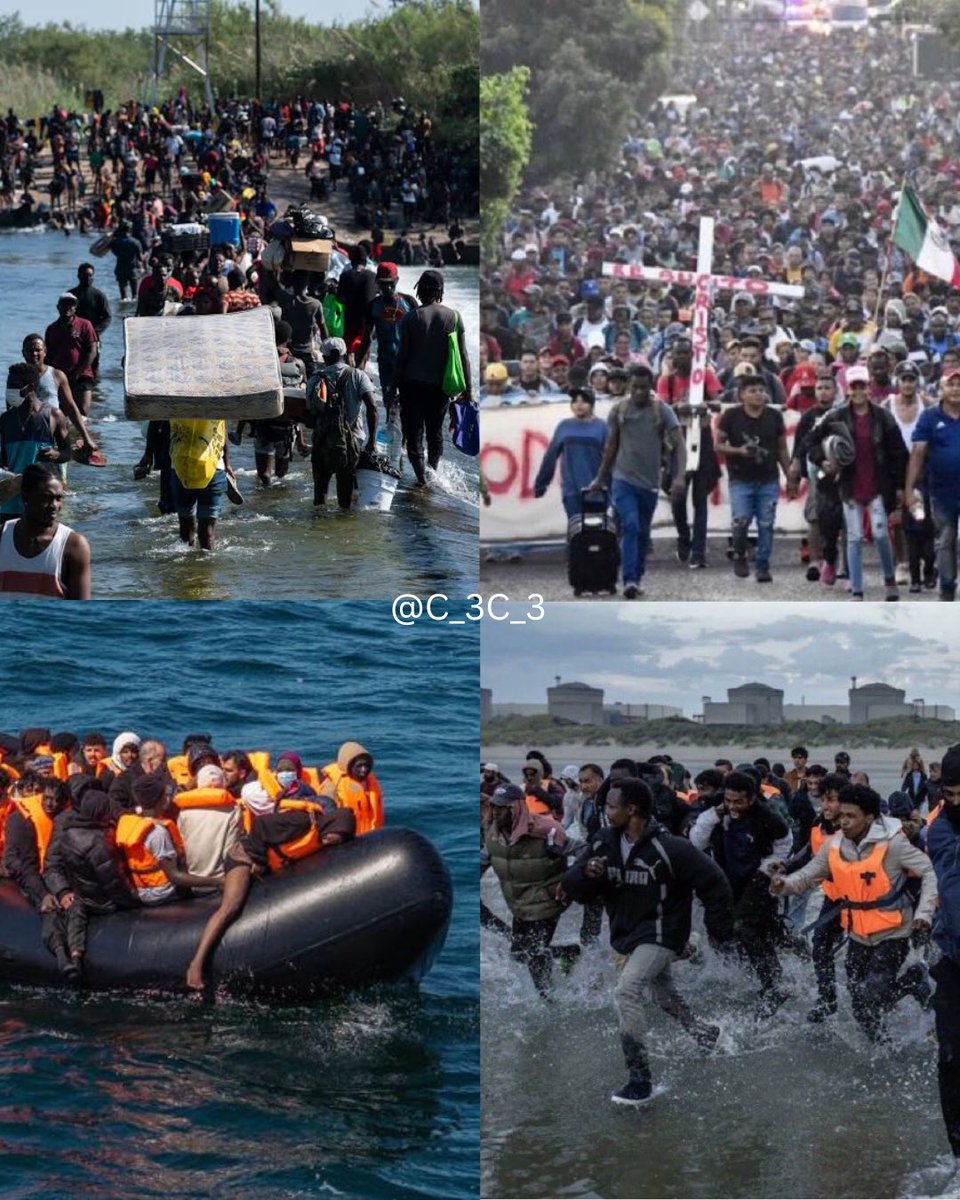 C_3C_3's tweet photo. The plan…

Import the 3rd World to change voting Demographics.

Let them terrorize locals.

Bribe them with taxpayer paid benefits for votes.

Never lose elections again.

Become 1 party totalitarian Governments that rule with an iron fists.

Destroy Western Civilization.

Evil. https://t.co/bS8OWipnqL