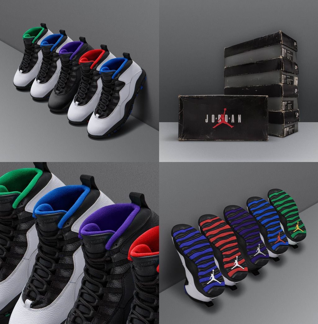 bcapparel's tweet photo. Air Jordan 10 “City Series” Pack 🌉🔥 https://t.co/uolWsZOg8f