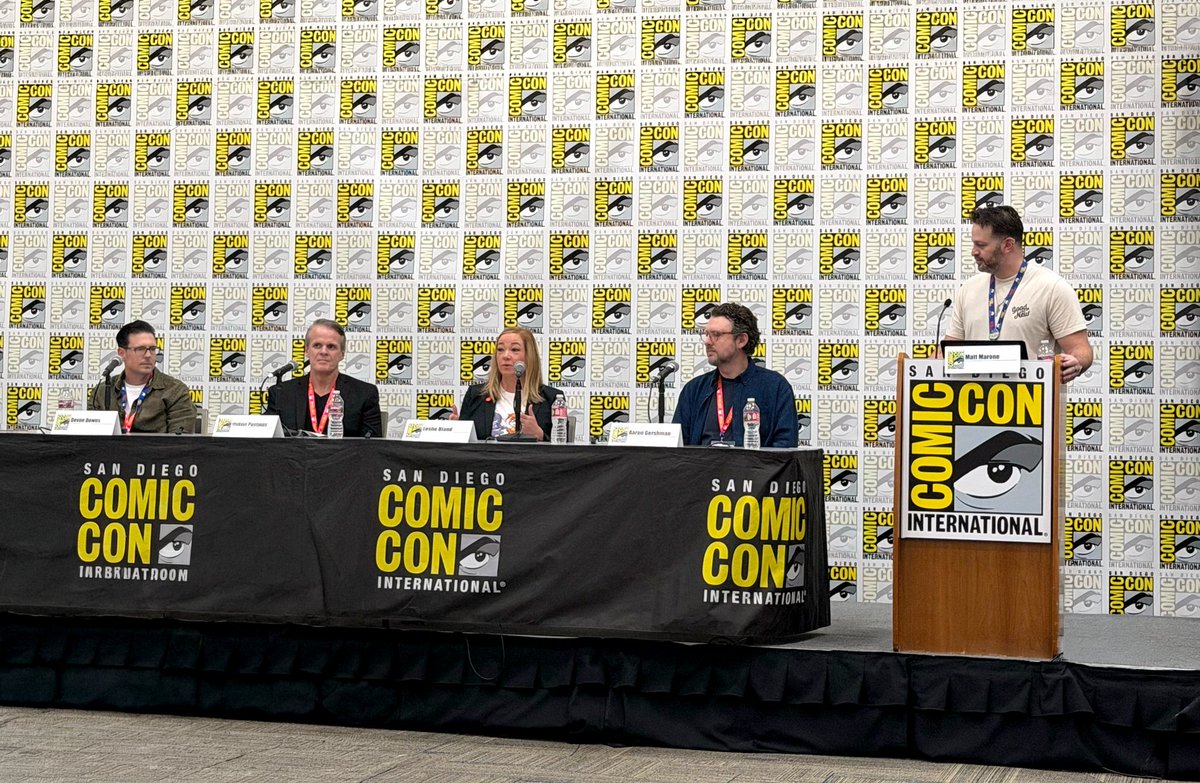 OnlySteelBook's tweet photo. 🎉 THANK YOU SAN DIEGO COMIC-CON! 🎉

The first official SteelBook® panel is in the books, and it couldn’t have gone any better! Thank you to our amazing guests Aaron Gershman (Lionsgate), Devon Downs (Alliance Home Entertainment), Leslie Bland (Crunchyroll), and Barron Postmus (Studio Distribution Services). Thank you as well for giving fans and collectors a glimpse at some of the incredible projects still on the horizon. Your enthusiasm, questions, and love for collecting are what continue to drive this community forward.

Now the question is... what do we have in store for next year? 👀

#SDCC #SDCC2026 #ComicCon #SteelBook