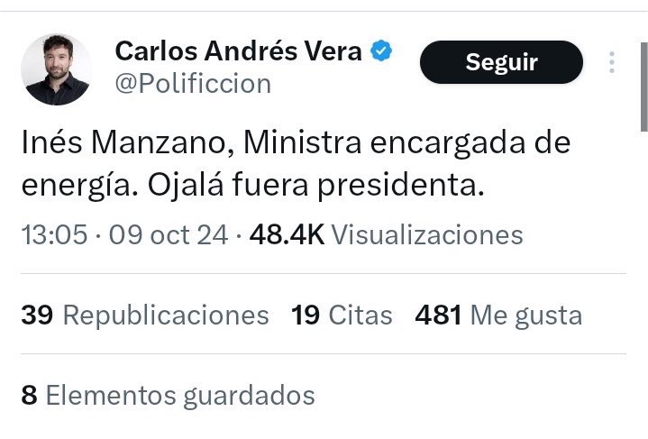Drwandradee's tweet photo. ARRASTRADOS|| así quedaron evidenciados los Vera, padre e #HijoBobo (@CarlosVerareal y @Polificcion) por parte del periodista @alvatin18 cuando este se refirió al triste papel que cumplen ante el poder y les recordó que incluso pretendieron proyectar a Inés Manzano como figura presidencial; y hoy pretenden tapar su obvia negligencia y corrupción, de lo cual $e nutre este par…esto quedó reforzado tras el show de arlequín del poder que hizo en público en la última entrevista a Mr. Daniel Noboa, por lo que su permanente presencia en las caricaturas de @vilmavargasva se justifica y lo delata. 
✍️ Verita Jr, rebautizado por el periodista, “hace contorsiones repetidas en largos post con diatriba y veneno, tratando de justificar lo que todos los ecuatorianos ya sabemos, que son unos mercenarios de la comunicación  y confirmando que les llegó porque quedaron desnudados como lo que son: “peones del poder de turno” con rasgos de arribismo, hoy faltos de credibilidad real, pues para amplificar sus publicaciones requieren de los trollcenter pagados también con fondos públicos de nuestros impuestos. 
✍️ Los intentos del cobarde concejal fallido de Temu, Carlos Andrés Vera, de ofenderme mencionándome indirectamente ya que no tiene el valor de decírmelo directamente, porque me ha bloqueado, me resbalan, estos saben que mi posición de defensa de los derechos ciudadanos y de los recursos de nuestro país es legítima con honradez, algo de lo que ellos carecen. 
✍️ Mi solidaridad y apoyo al periodista Álvaro Espinosa.