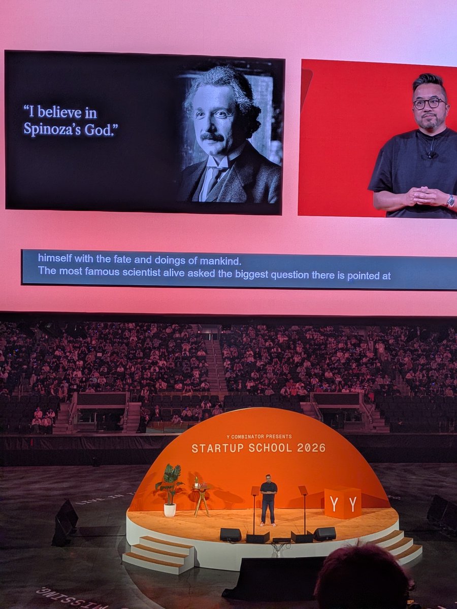 browseragentgal's tweet photo. Strong, powerful talk and messages by @garrytan @ycombinator 

"If you have to redo the same thing again manually you have failed"

"You can fly now, not metaphorically, mechanically."

"Its all made up but you get to make it up"

#YCSUS https://t.co/NhLapvQTbg
