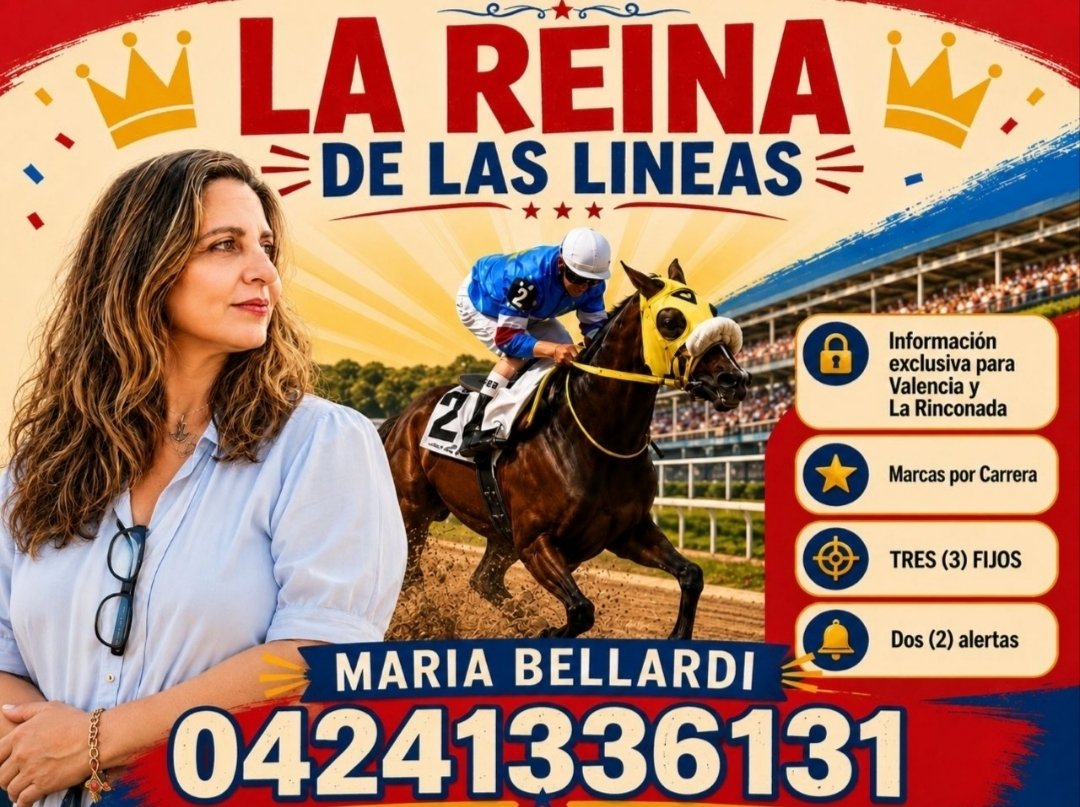CastucciLucia's tweet photo. SUSCRIBETE VIA WHATSAPP PARA ESTE DOMINGO 26 👍
04241336131 INFO 👆 https://t.co/aEoy0URhVd