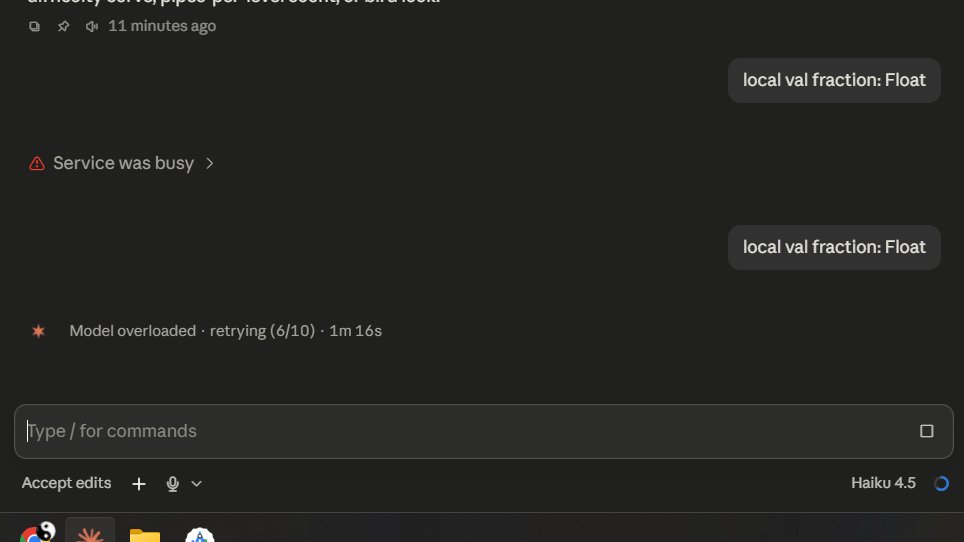 core_xenon's tweet photo. @AnthropicAI Please resolve your server issues. https://t.co/OgNtOR0yam