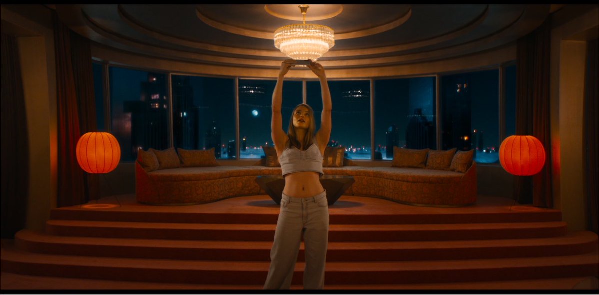 Lulamaybelle's tweet photo. Clocking in as a defender of Nicolas Winding Refn’s HER PRIVATE HELL, a film that requires you to meet it on its singular wavelength. Pino Donaggio’s gorgeous fairytale-esque score elevates the neon-noir dreamscape. Plus Refn uplifts Charles Melton to marquee level hunk status. https://t.co/d9dd0bxEIb