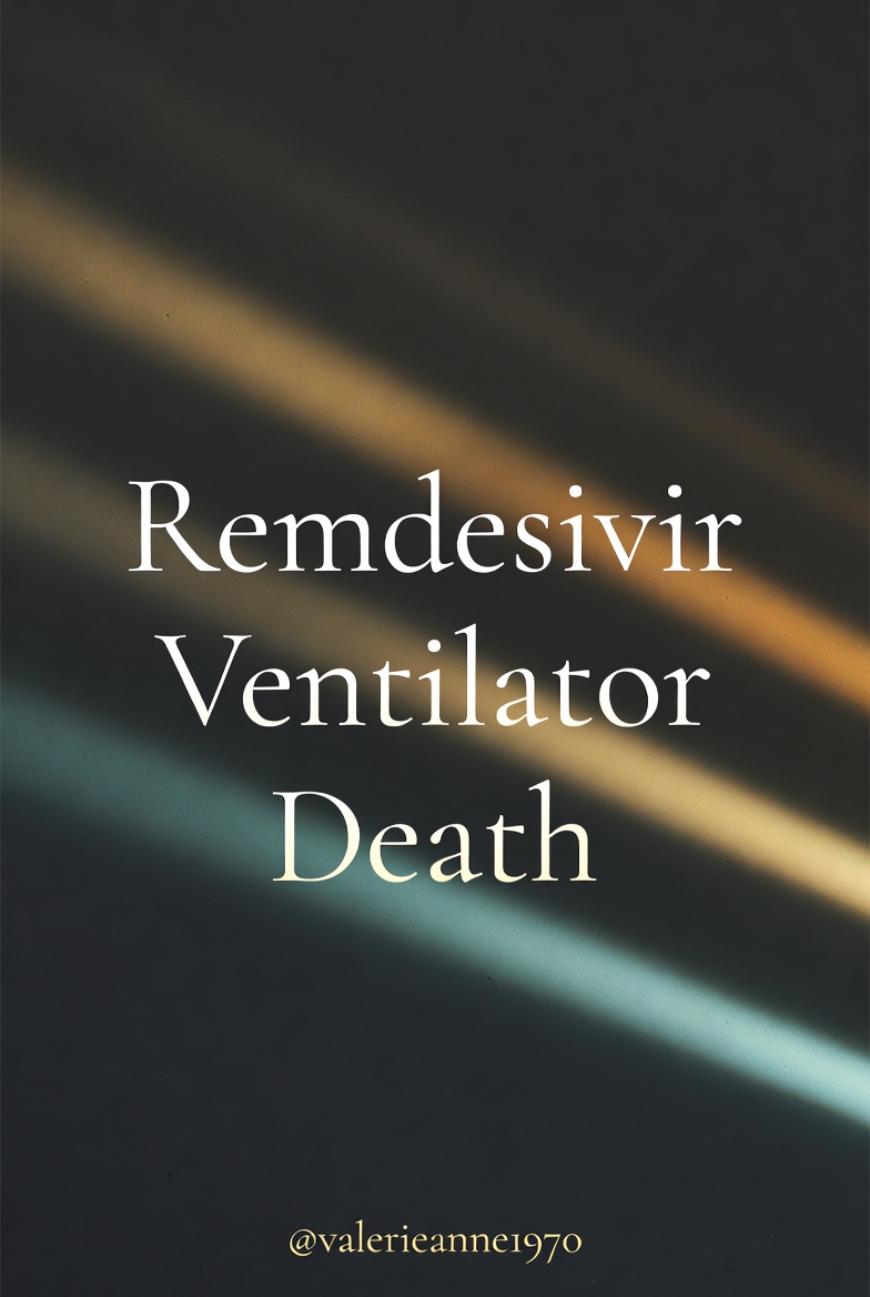 ValerieAnne1970's tweet photo. THE PROTOCOL THAT KILLED

Remdesivir was never safe.  
In the 2019 Ebola trials it had a 53% death rate — so high the safety board stopped the study and called it too toxic to continue.

Yet in 2020 it became the only approved “treatment” in American hospitals.

Patients were given the drug.  
Their kidneys failed.  
Fluid filled their lungs.  
Then they were put on ventilators.

Most never came off.

Hospitals received massive federal bonuses for every COVID diagnosis, every Remdesivir dose, and every ventilator death.

The more they followed the protocol, the more money they made.

This was not a pandemic of a virus.  
It was a pandemic of a protocol.

Remdesivir → Ventilator → Death.

Never forget.  
Never forgive.