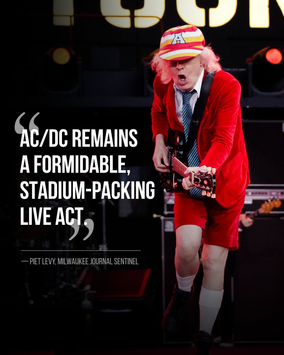 Rogers_Stadium's tweet photo. The reviews are in. ⚡️

Don't miss one of rock's most enduring bands when AC/DC brings the Power Up Tour to Rogers Stadium on September 16.

🎟️ Get your tickets now https://t.co/tDFxV2Ym8w https://t.co/Ywz9StihQV