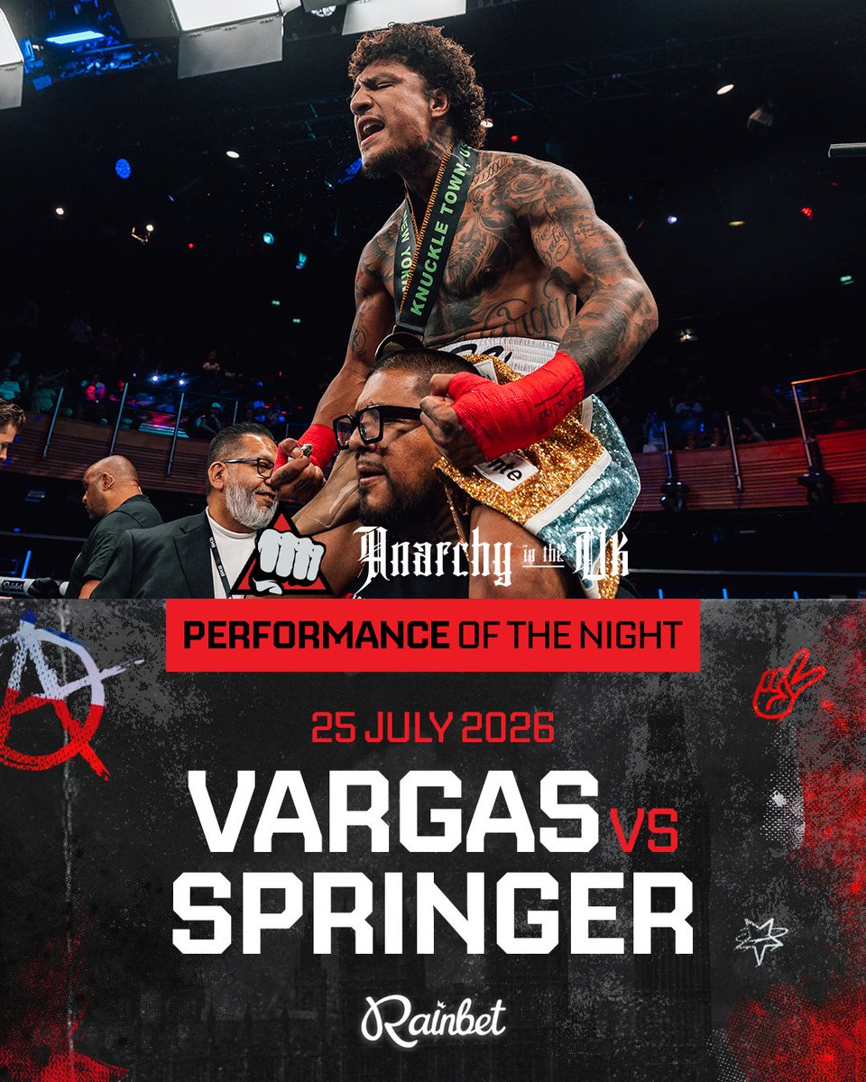 bkbbareknuckle's tweet photo. THE DYNASTY DOMINATED. ๐จ
Amado Vargas takes home Performance of the Night. ๐
#BKB57 #BKB #BareKnuckle https://t.co/LuO04DD1Nf