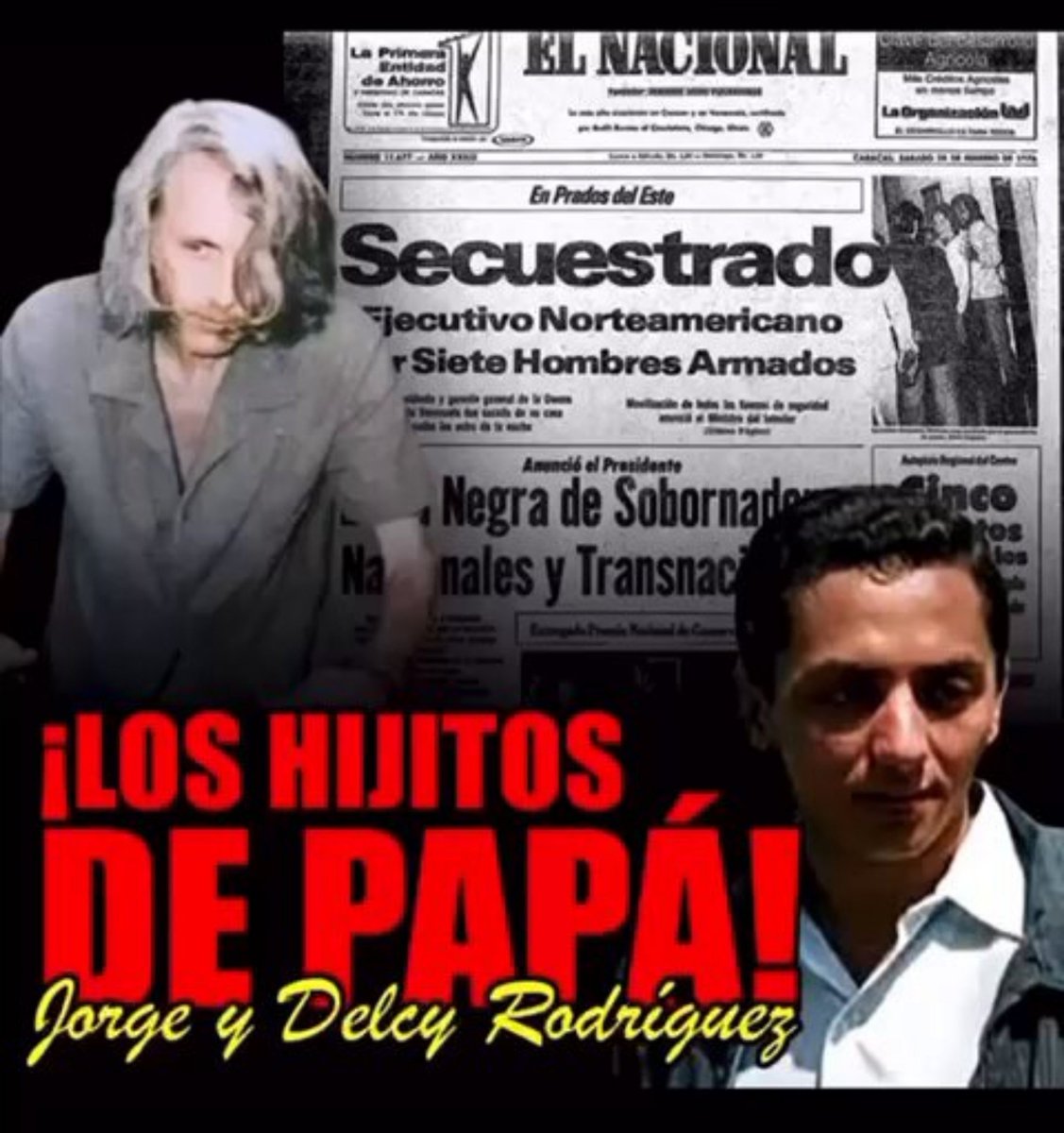 Javo_182's tweet photo. @jorgerpsuv A 50 años del ajusticiamiento del secuestrador Jorge Antonio Rodríguez, su ejemplo criminal sigue más vivo que nunca a través de sus hijos: Delcy Eloína alias la "mona",  y Jorge Rodriguez alias el Goebbels chavista. Su entrega inquebrantable al crimen permanecen en el chavismo. https://t.co/7WXZ3aOr1I