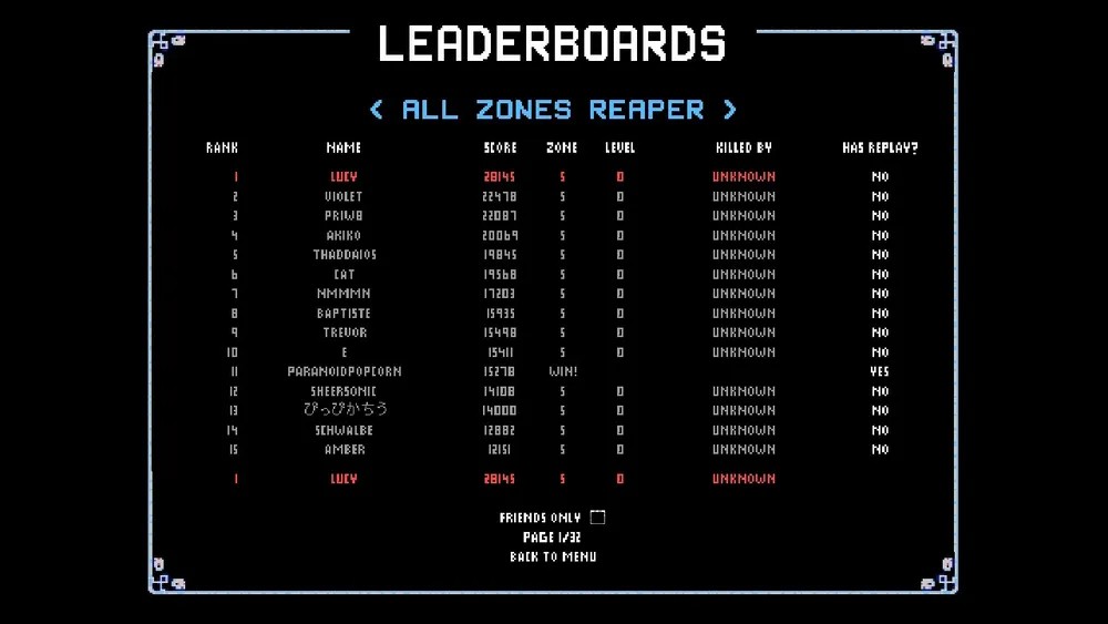 Mizmy_'s tweet photo. My Necrodancer Switch version times/scores were restored! 

I had #1 on almost everything and it felt a little bad to lose them with updates. Reaper Score is still WR after a few years too https://t.co/F0h0eFiAMS