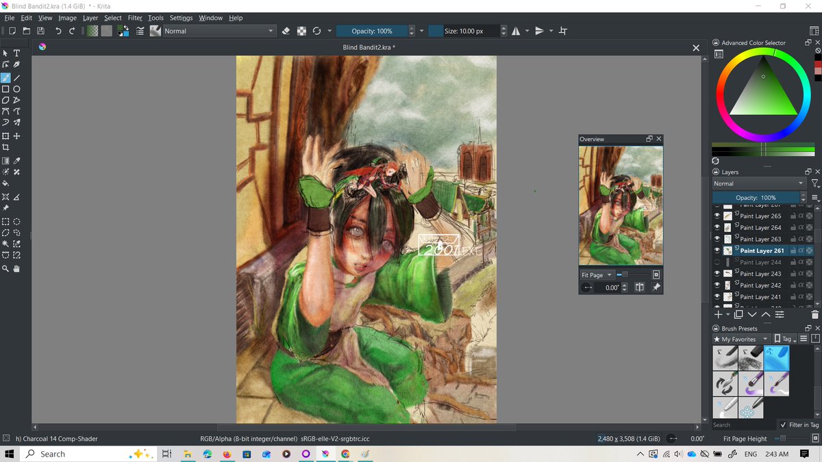 NearYourSoul's tweet photo. Hi yo, imma gonna make this art acc alive againn

Toph with a wandering spirit, wip

Gonna post more of my OC illustrations and fanart stuff... ktnxbyeseeya XD

#atla #toph #rkgk #sketch #illustration #krita #WIPㅤ https://t.co/ch9cIgCUKQ