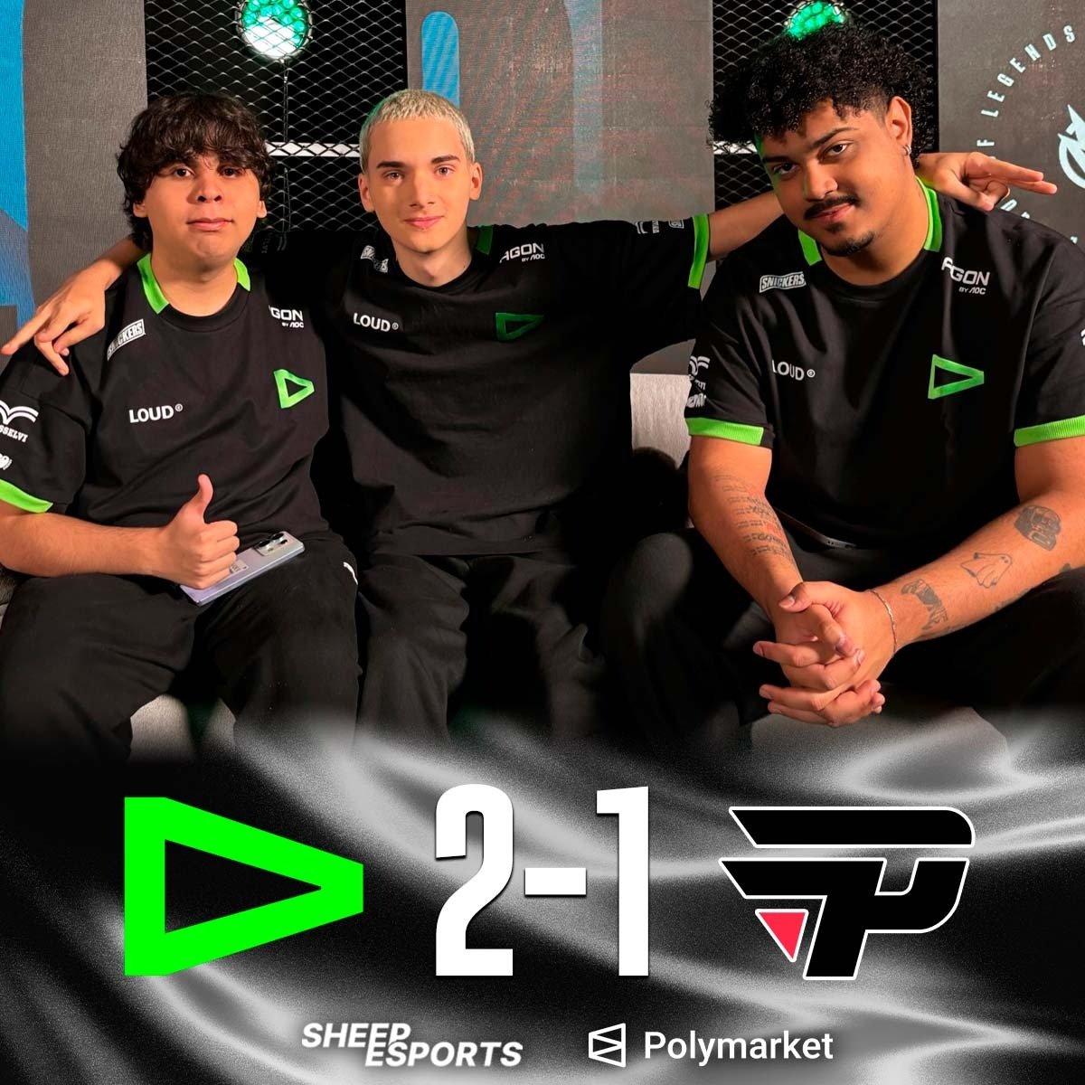 SheepEsportsBR's tweet photo. 1 ANO SEM VENCER O RIVAL.

A 🇧🇷 LOUD vira a série e começa muito bem a 2ª Etapa do CBLOL. Uma boa estreia dos novatos da LOUD!

Agora, são três séries consecutivas vencidas pela LOUD, enquanto os Tradicionais não vencem o rival desde o 2º Split da LTA Sul. https://t.co/b2a2G2ph2D