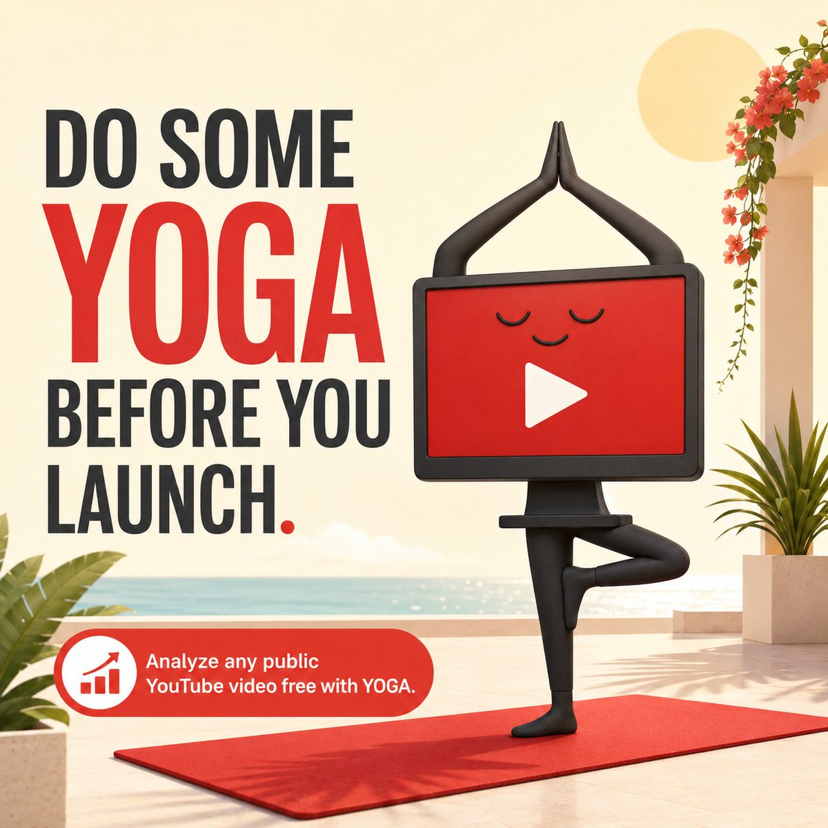 BestYviews's tweet photo. Don’t launch blind. Do some YOGA first. 🧘‍♂️

Analyze any public YouTube video in seconds: metadata, engagement, embedability and promotion-readiness.

Free + open source.
https://t.co/fUk9vygeAC

#YouTube #CreatorTools https://t.co/hwnlpIpNAb