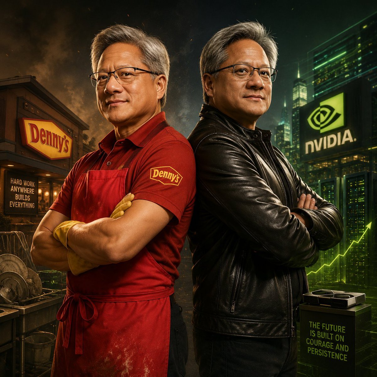 DISHWASHER JENSEN HUANG tweet media