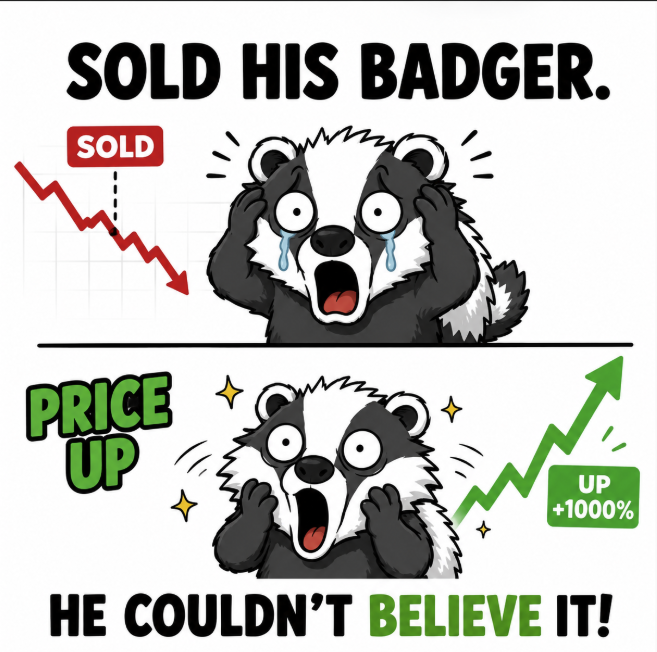 wallet96889's tweet photo. Top text: Everyone: "It's over."
 Bottom text: Me: "I WILL BUY THE DIP." 🦡
2FZjoWKuAZB2gyTwUSSGiDN1GVtydZ2T2smkCReJpump https://t.co/TWg13aXBBz