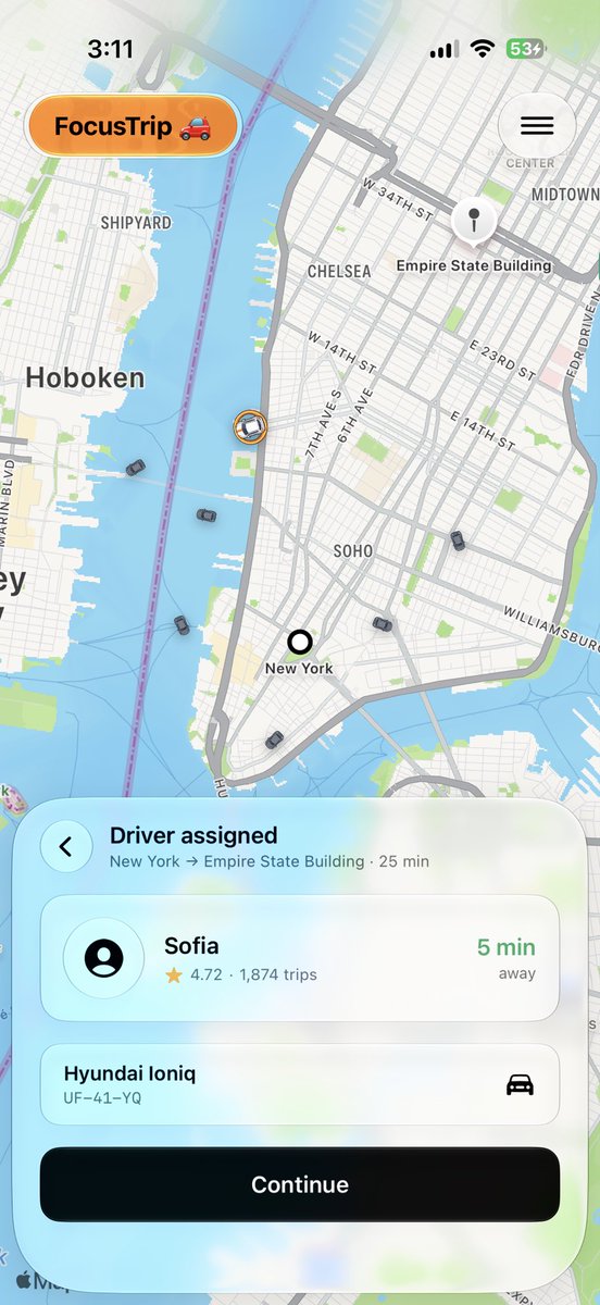 snuman402's tweet photo. Hi all. I’m building Uber but for focus timers ( quite literally lol ). TestFlight should be up in couple of days https://t.co/tnj8UwZyYg