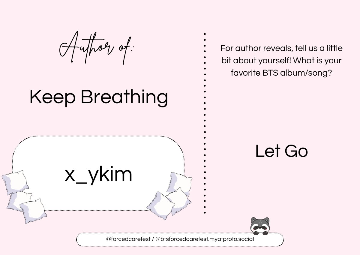 ForcedCareFest's tweet photo. Twt: @x_ykim
AO3: https://t.co/CzcbPRPVqj https://t.co/2Bef9PHZad