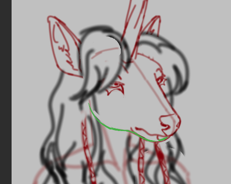 softdomtachi's tweet photo. @emetofiles doesnt look like a dog imo but perhaps rounder jaw would help the herbivore vibe https://t.co/MsniIMiSQL