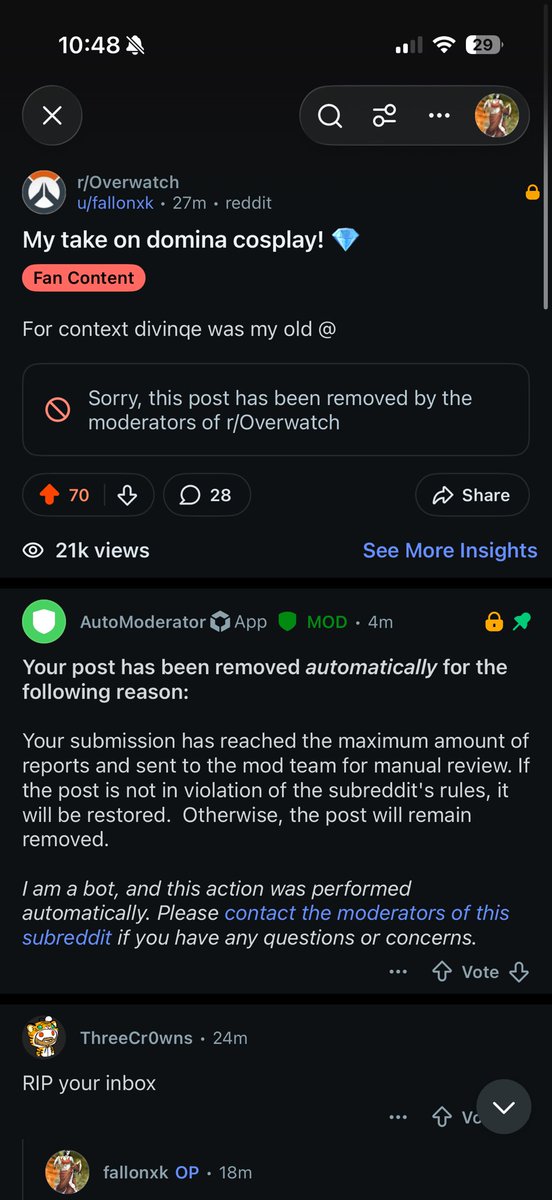 insecttlvr's tweet photo. Reddit gotta be the most annoying place in the universe. My domina cosplay was not revealing whatsoever im just thick. I cant FUCKING HELP THAT. My fucking GOD https://t.co/0OCMYfLlE3